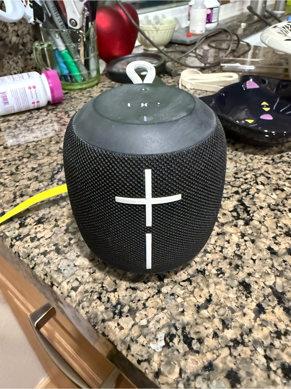 Portable Bluetooth Speaker with Deep Bass - Black